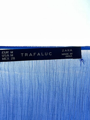 m Beden lacivert Renk Zara Bluz %70 İndirimli.