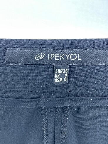 36 Beden siyah Renk ipekyol Kumaş Pantolon %70 İndirimli.
