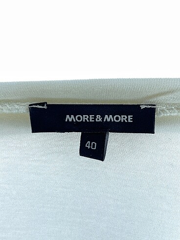 40 Beden beyaz Renk More&More Bluz %70 İndirimli.