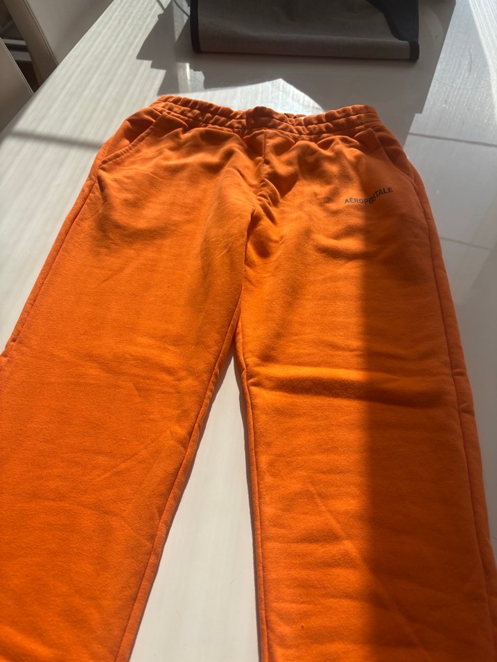 Turuncu Rahat Kesim Kadın Eşofman Altı - Görsel 2