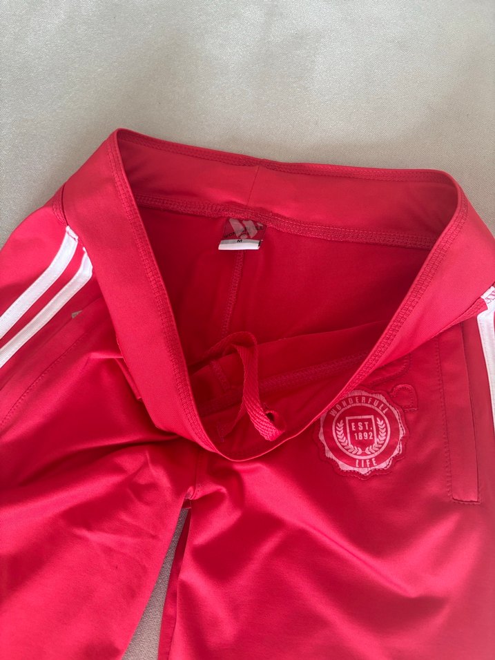 Kırmızı Parlak Kadın Eşofman Altı - Görsel 3