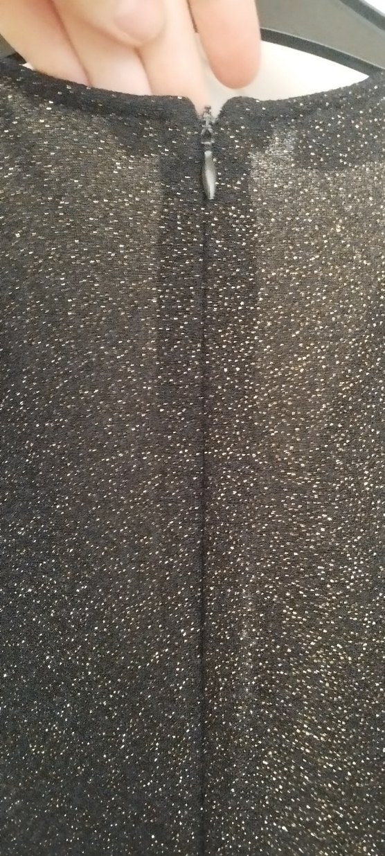 Siyah Parlak Uzun Kadın Tulum - Görsel 5