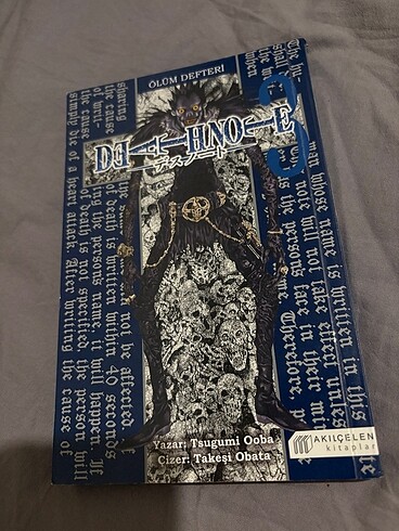  Beden Renk Death Note 1-2-3