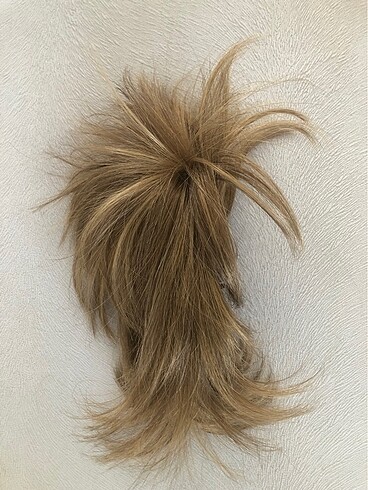  Beden Kuyruk saç postij röfleli fiber saç...tokalı çok tarz