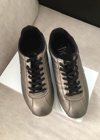 Kinetik Gri Stiletto Topuklu Spor Ayakkabı39/ numara