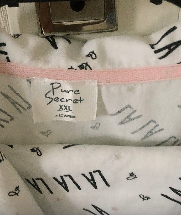 LCWaikiki Baskılı Beyaz Hamile ve rahat sevenler için XXL/ beden - Görsel 4