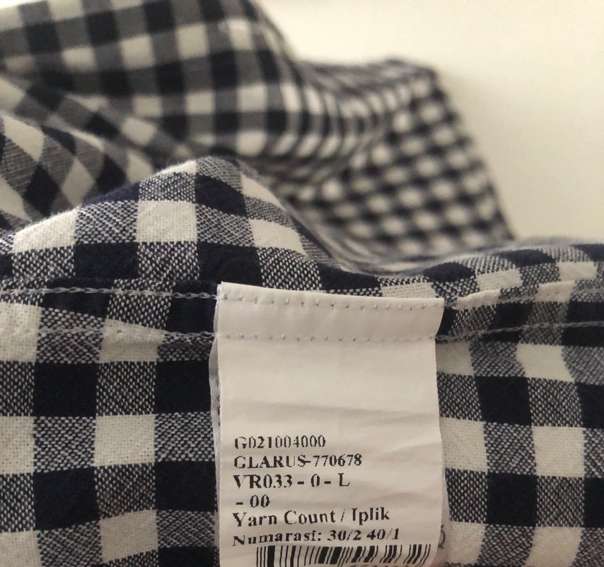 PIERRE CARDİN Erkek ekoseli Pamuklu Gömlek L/beden  Temiz - Görsel 3