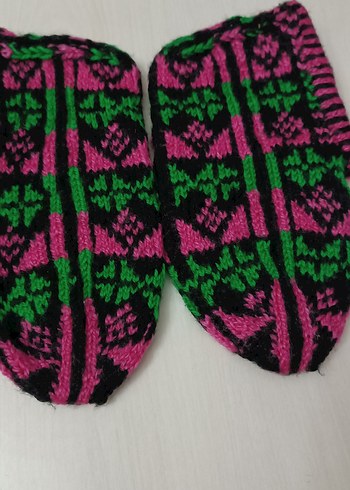 Renkli Desenli çeyizlik patik - Görsel 2