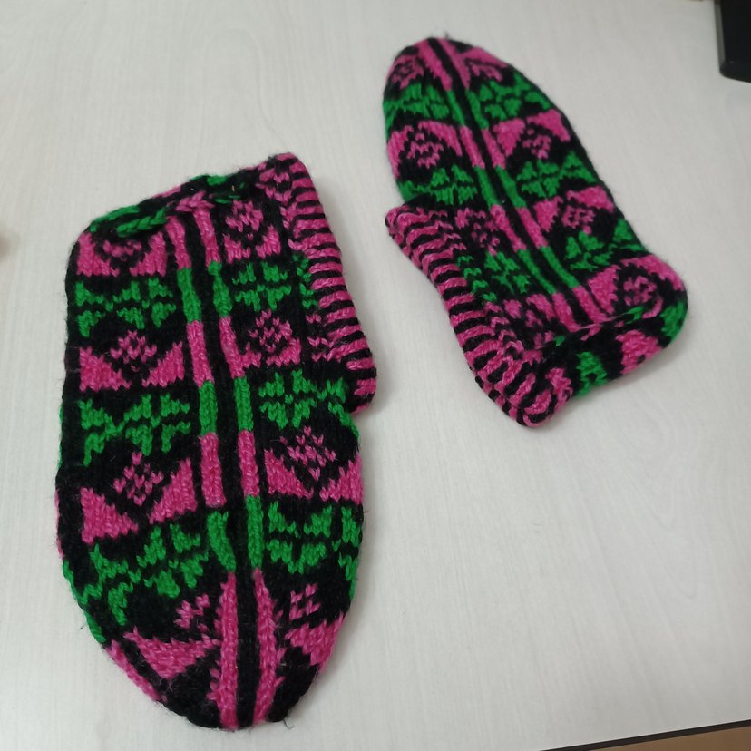 Renkli Desenli çeyizlik patik - Görsel 3