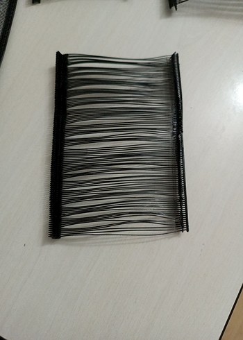 Uzun Siyah etiket plastiği 10 adet - Görsel 2