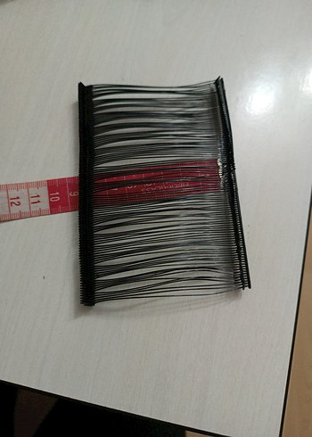 Uzun Siyah etiket plastiği 10 adet - Görsel 3