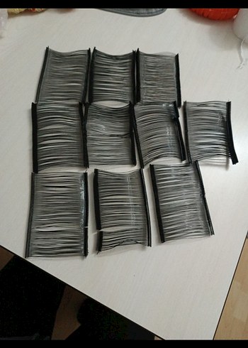 Uzun Siyah etiket plastiği 10 adet - Görsel 5