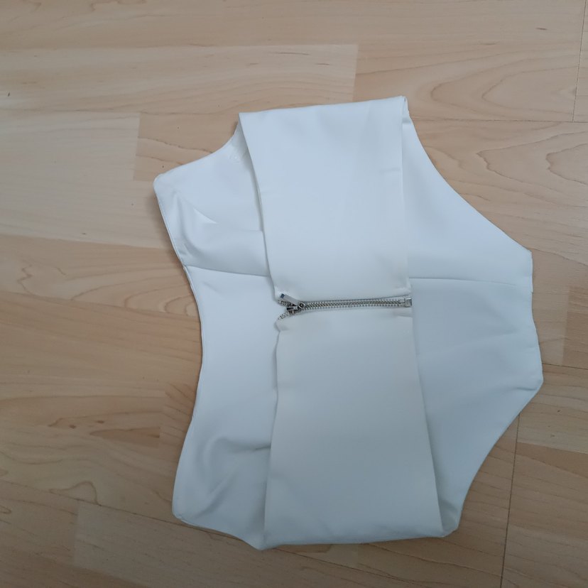 Bej Drapeli Straplez Mini Büstiyer - Görsel 2