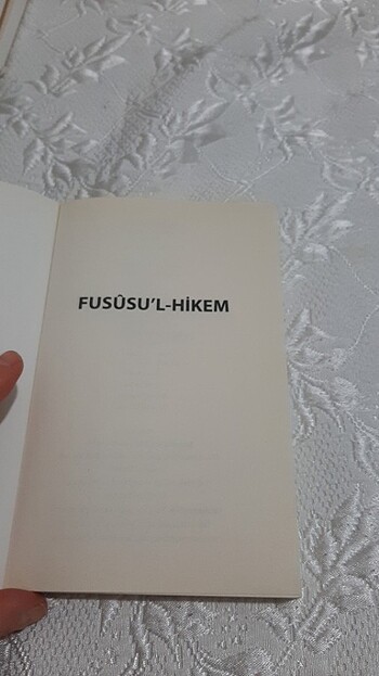  Fusûsul Hikem yırtık cizik yok temiz yeni