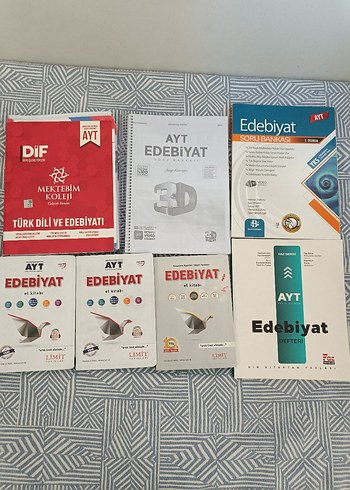 ADEDİ 100TL AYT Edebiyat Soru Bankası ve Kitap Seti ve el kitabı
