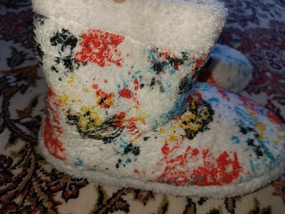 Renkli Ev Terliği / Panduf - Görsel 3