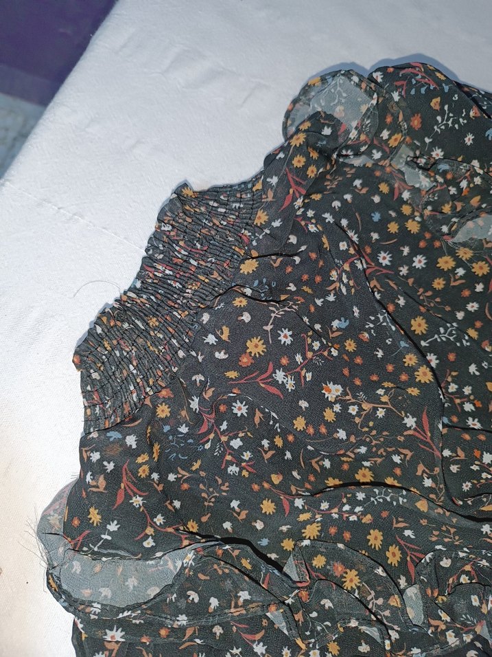 Bohem Uzun Kollu Piliseli Kadın Elbise - Görsel 3