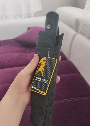 Siyah Katlanabilir Kadın Şemsiye RAINWALKER