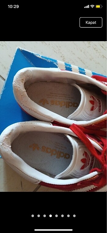 38 Beden kırmızı Renk Adidas Kırmızı Gazelle