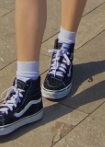 Vans Siyah Yüksek Kesim Kadın Spor Ayakkabı - Görsel 2