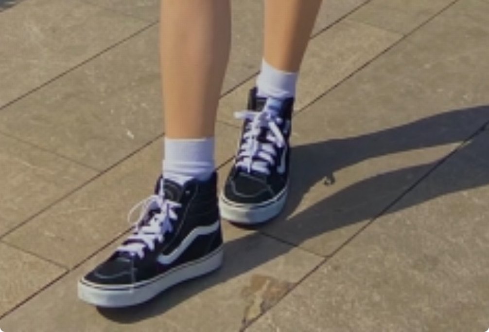 Vans Siyah Yüksek Kesim Kadın Spor Ayakkabı - Görsel 2