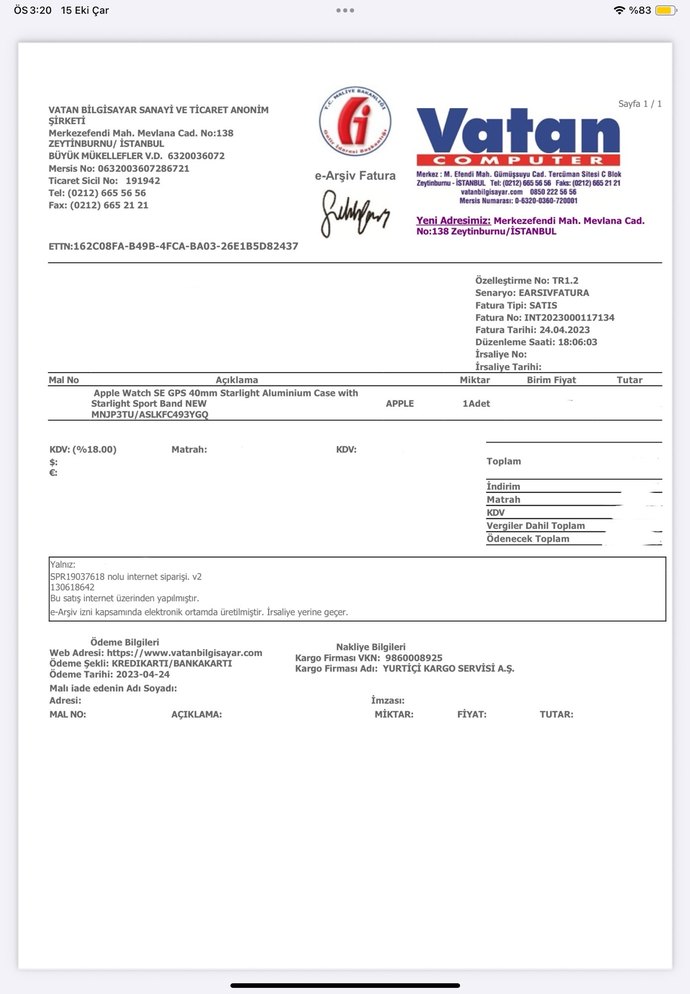 Apple Watch SE 40mm
Bej Akıllı Saat ve Aksesuarları - Görsel 4