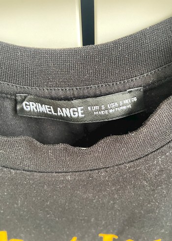 Grimelange Siyah Baskılı Kadın Tişört - Görsel 7