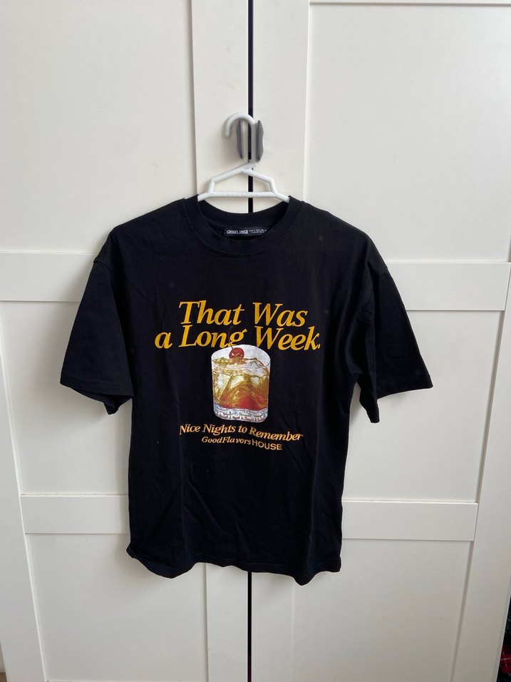 Grimelange Siyah Baskılı Kadın Tişört - Görsel 5