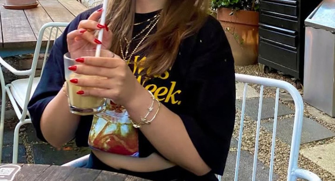 Grimelange Siyah Baskılı Kadın Tişört - Görsel 4