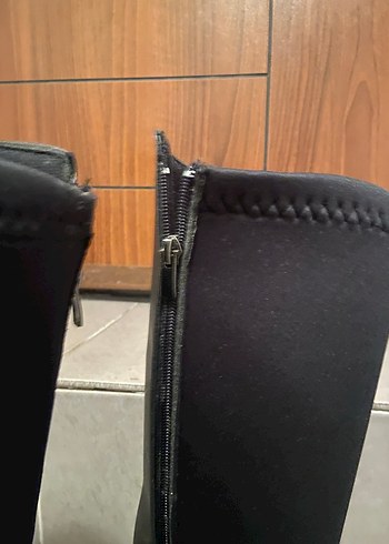 Marjin Kadın Siyah Deri Uzun Çizme - Görsel 4