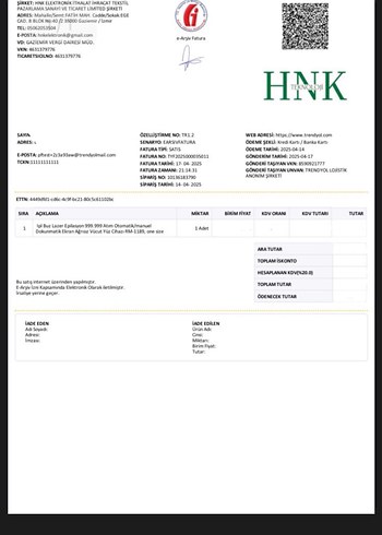 Riomi Lazer Epilasyon Cihazı - Görsel 9