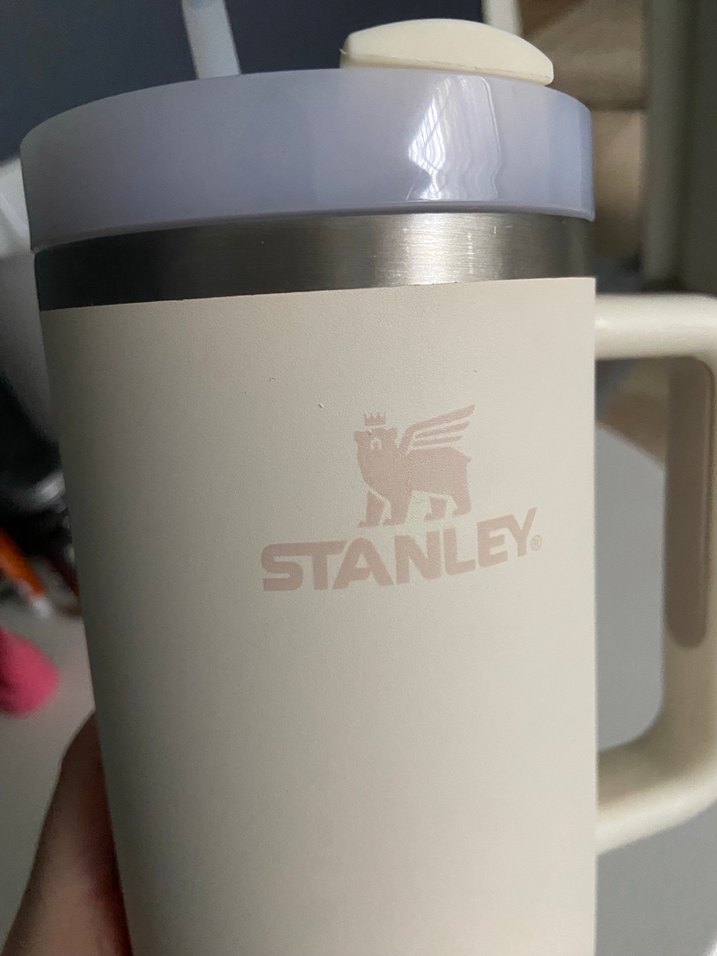 ORIJINAL Stanley Quancher Pipetli Termos 1.18L Krem - Görsel 5