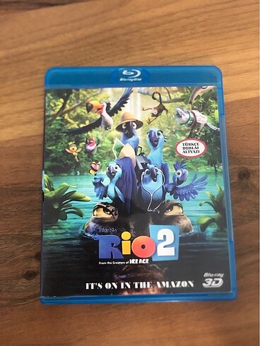 RİO 2 3d blu-ray disc