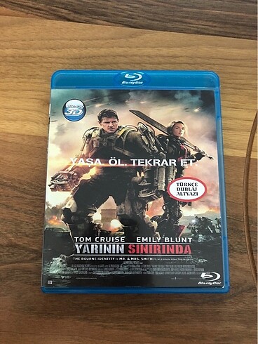 Tom Cruis YARININ SINIRINDA 3d Blu-ray Disc
