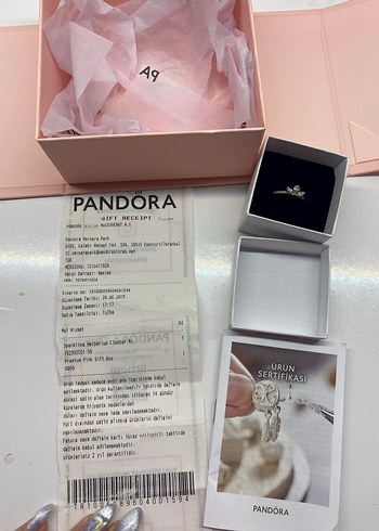 Beden Pandora ışıltılı herbaryum yüzük