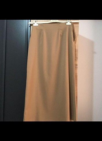 m Beden camel Renk Uzun etek tesettür