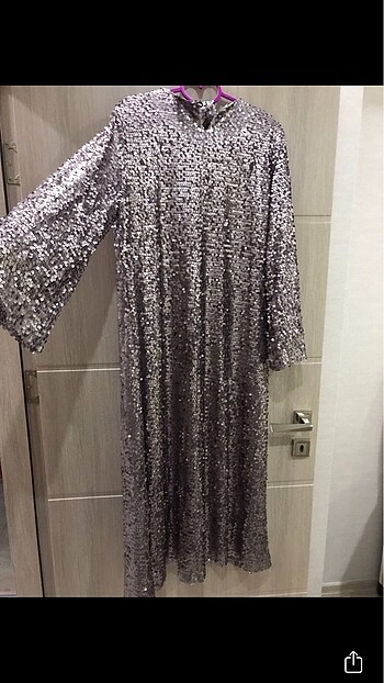 Mango FUGA DESİNG PAYETLİ ELBİSE