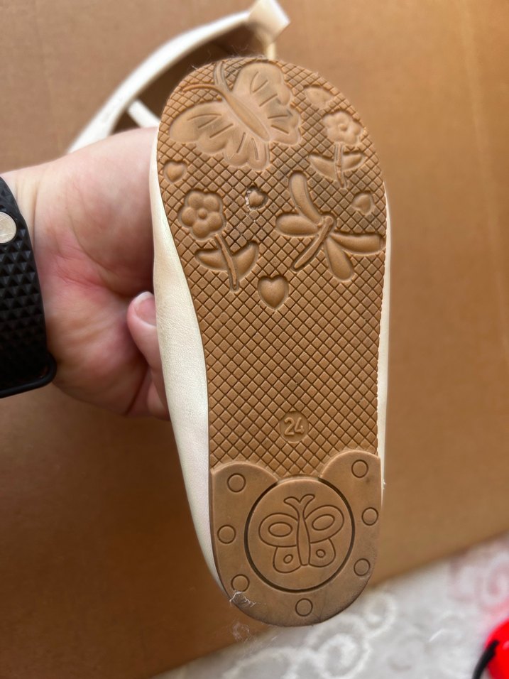 Kız Çocuk Beyaz Fiyonklu Babet - Görsel 3