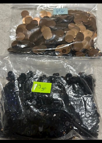 Beden çeşitli Renk Çeşitli Renklerde El İşi Payet Seti