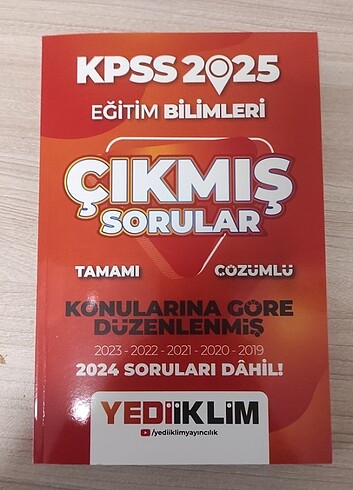 Eğitim bilimleri çıkmış sorular 