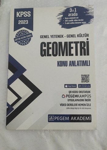 KPSS 2023 Geometri Konu Anlatımlı Kitap