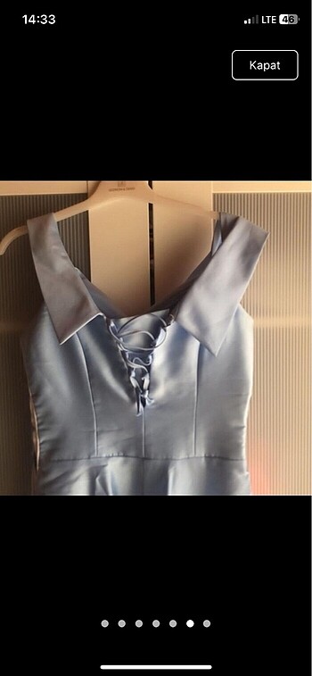 bebe mavisi abiye - Görsel 2