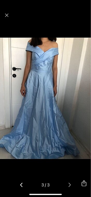 bebe mavisi abiye - Görsel 3