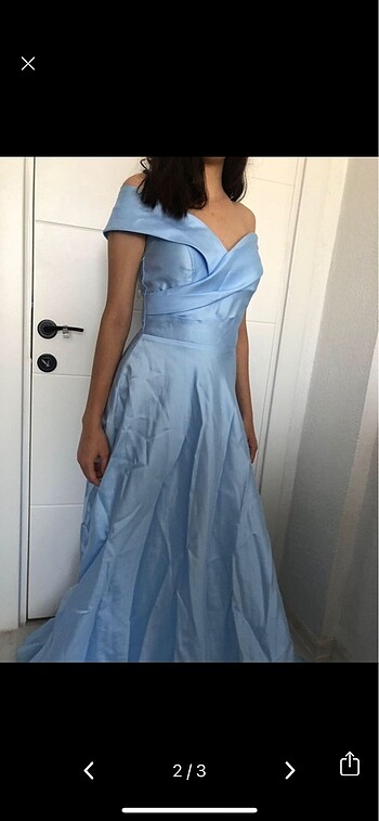 bebe mavisi abiye - Görsel 4