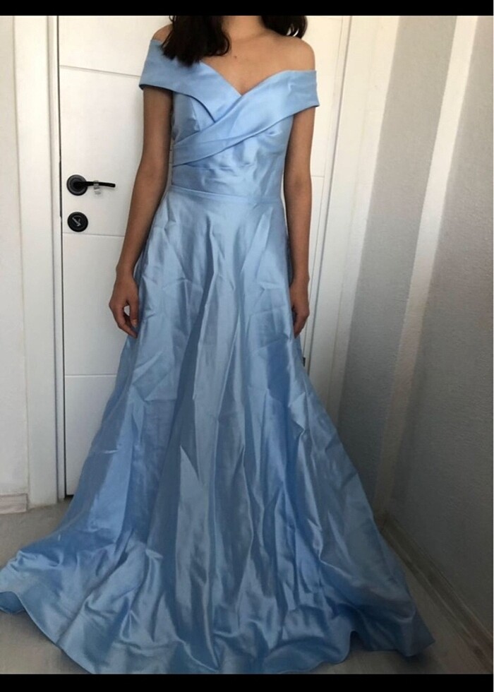 bebe mavisi abiye - Görsel 3