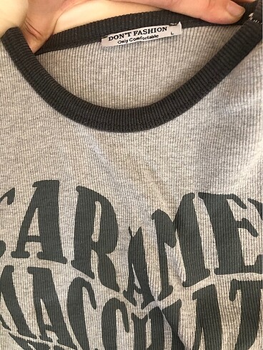 m Beden gri crop