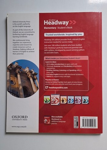 Oxford Headway Elementary Öğrenci Kitabı 5. Baskı