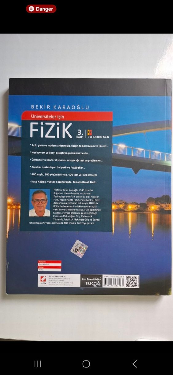 Üniversiteler İçin Fizik Kitabı 3. Baskı - Görsel 2
