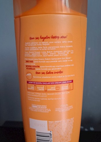  Beden Renk Loreal Elseve Dream Long Onarıcı Bakım Şampuanı