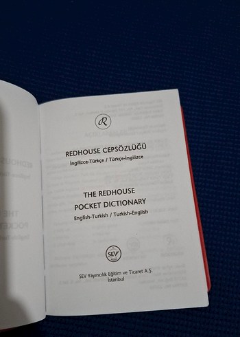 Redhouse İngilizce-Türkçe Cep Sözlüğü - Görsel 2